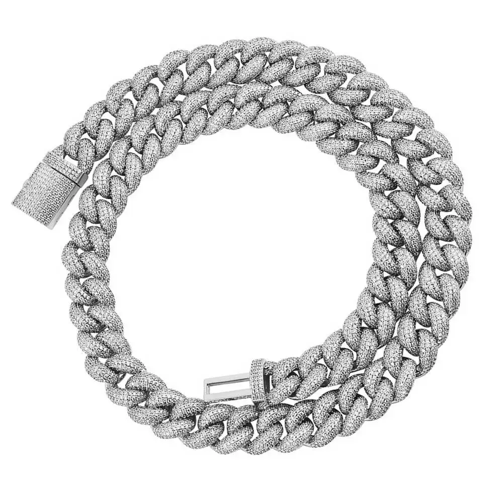 18mm Iced Out Miami Cuban Link Thick 