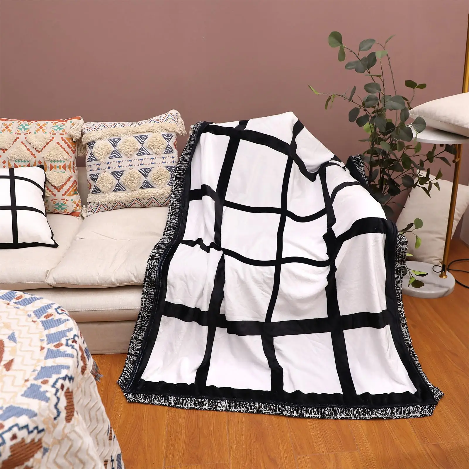 Bulk Sublimation Blank Throw Blankets For Heat Press Baby Printed