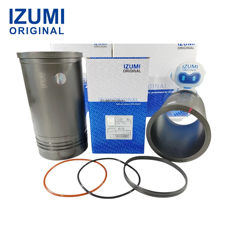 IZUMI ORIGINAL Cylinder Liner for Komatsu S6D155 155mm 6128-21-2216 6128-29-2210