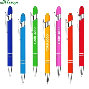 Wholesale Tax-Free Custom Logo Printed Metal for Stylus Ballpoint Pen Personalized OEM Sports Promotional Pens Duty-Free