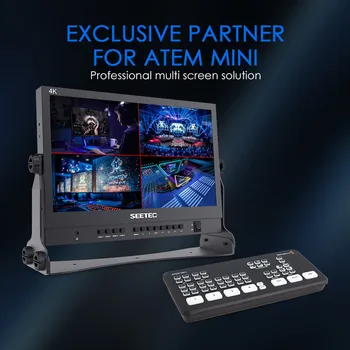 OEM SEETEC ATEM156 15.6" 1080P IPS Broadcast Monitor, 4K   Input Output, Multi-View for Studio & Field Production detail image
