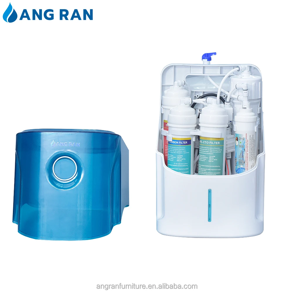 Water Purifier Machine High-flow Rate 6-stage UV Water Tank System Electric Portable Under-sink Filter RO Water Purifier Machine