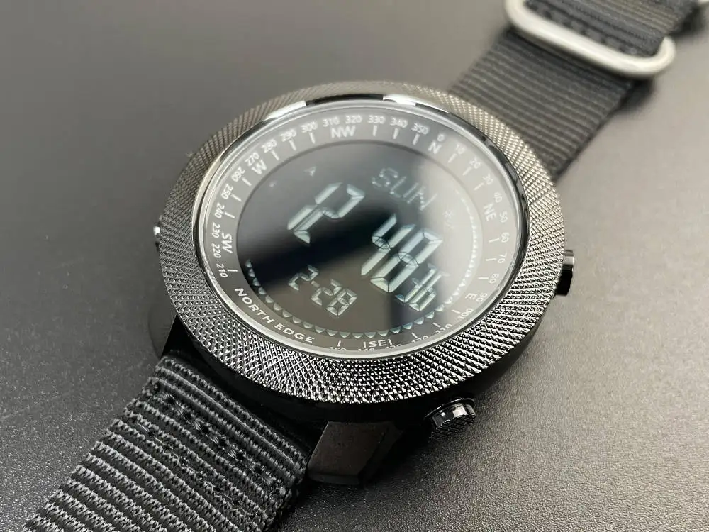 New Men's Sport Watch Waterproof 50M Full Metal Watch Case North Edge Apache Outerdoor Digital Watch