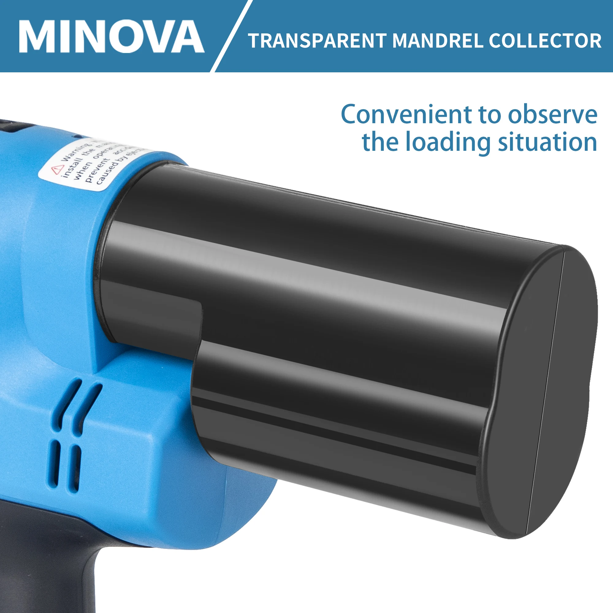 MINOVA Customized Durable Industrial Hand Riveter Tool Cordless Brushless 18v 4.0ah Lithium Battery Rivet Gun Set