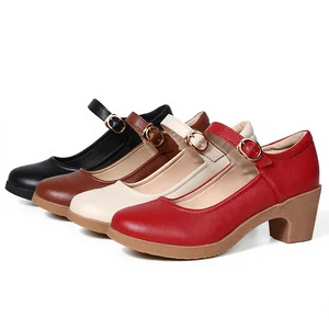 Women's Heel Modern Dance Shoes Outdoor Square Ballroom Dancing Shoes Non-Slip Wear-Resistant Beef Tendon Outsole