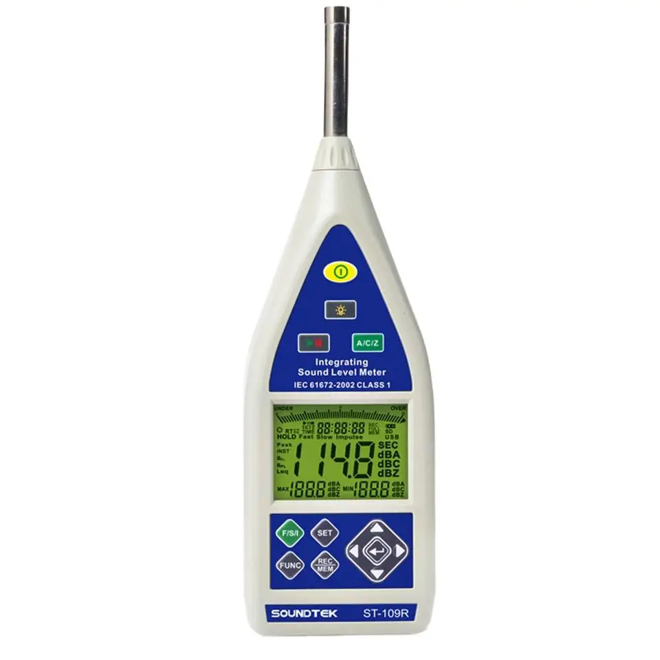 St109r Class 1 Sound Level Meter Integrating Noise Meter With