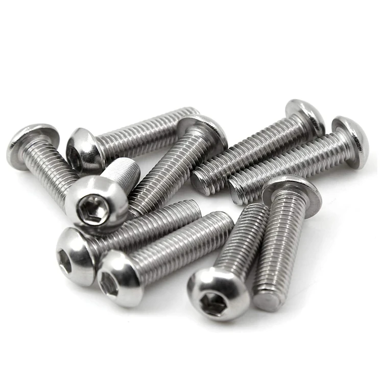 25 Viti A Testa Cilindrica Con Brugola Inox A2-70, M8 X 1.25 X 25 Mm - ISO7380