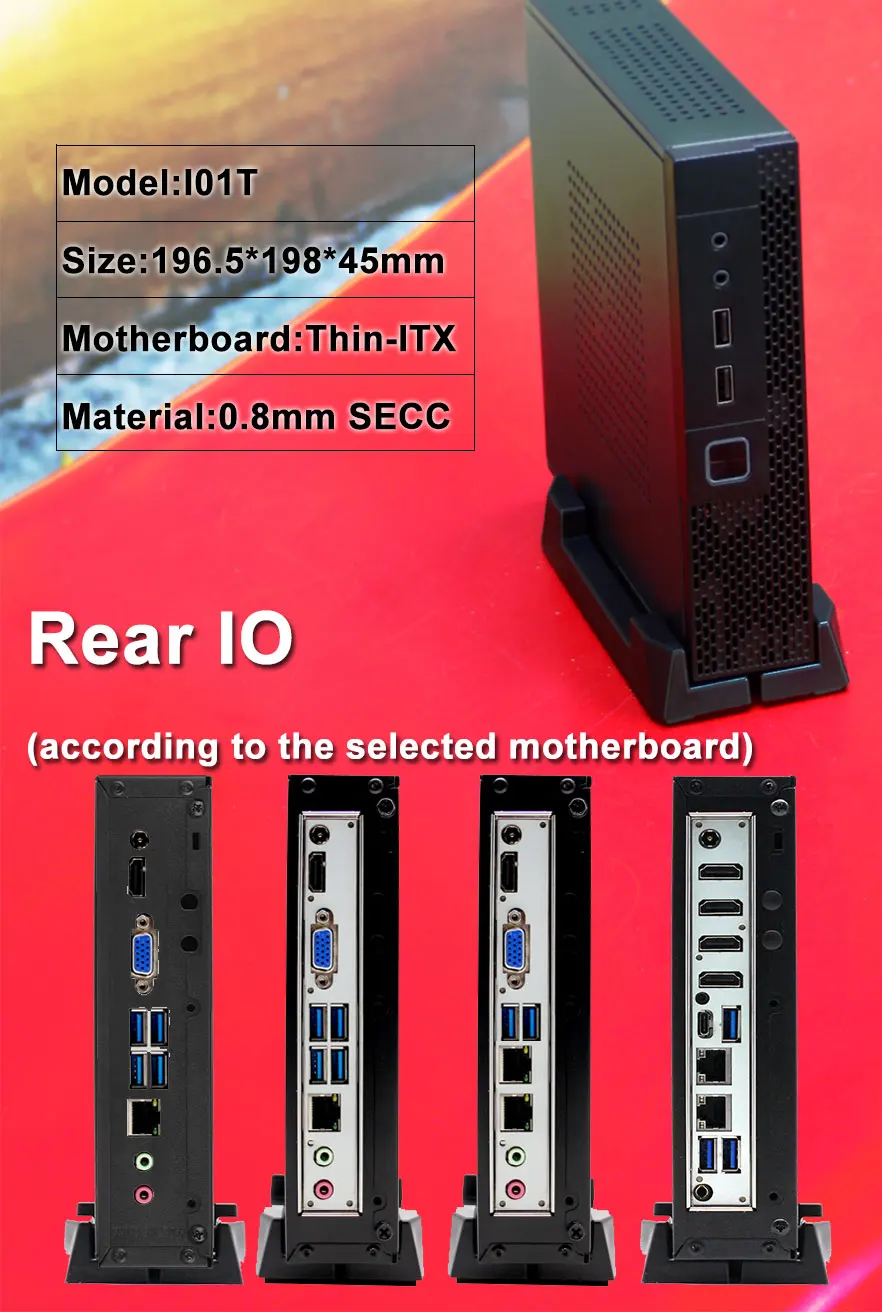 Domify I01t Series Micro Computer Desktop Mobile I3/i5/i7 Atom Gen3