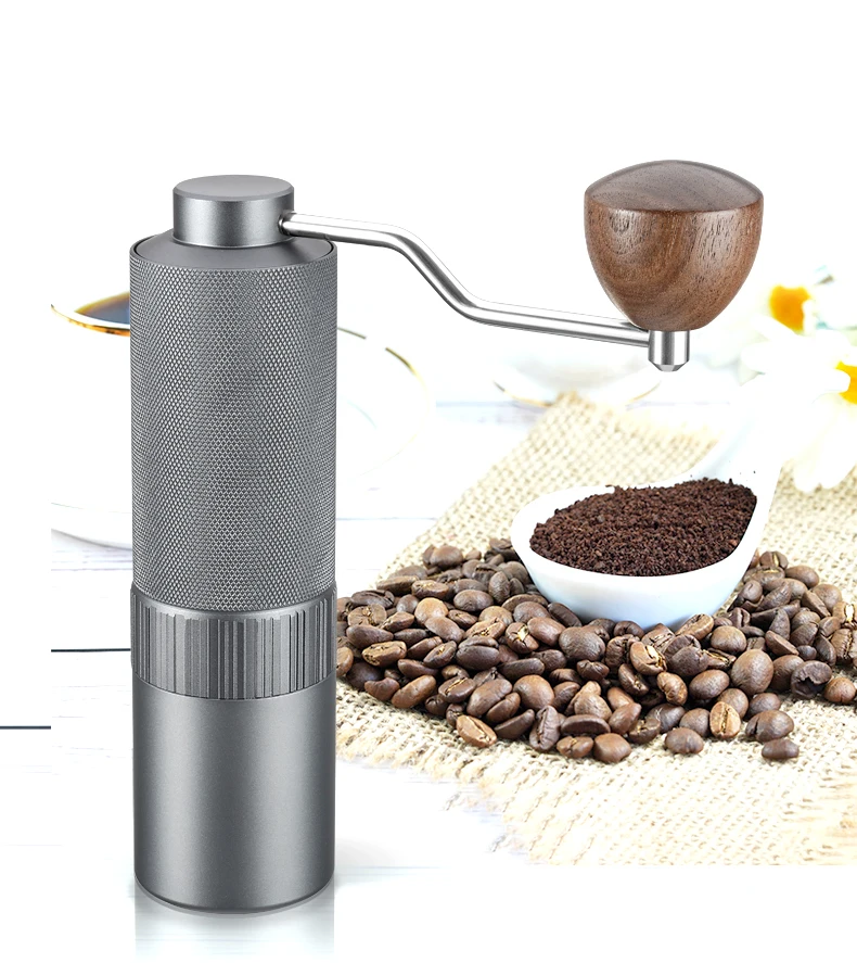 46 adjustable settings hand coffee grinder