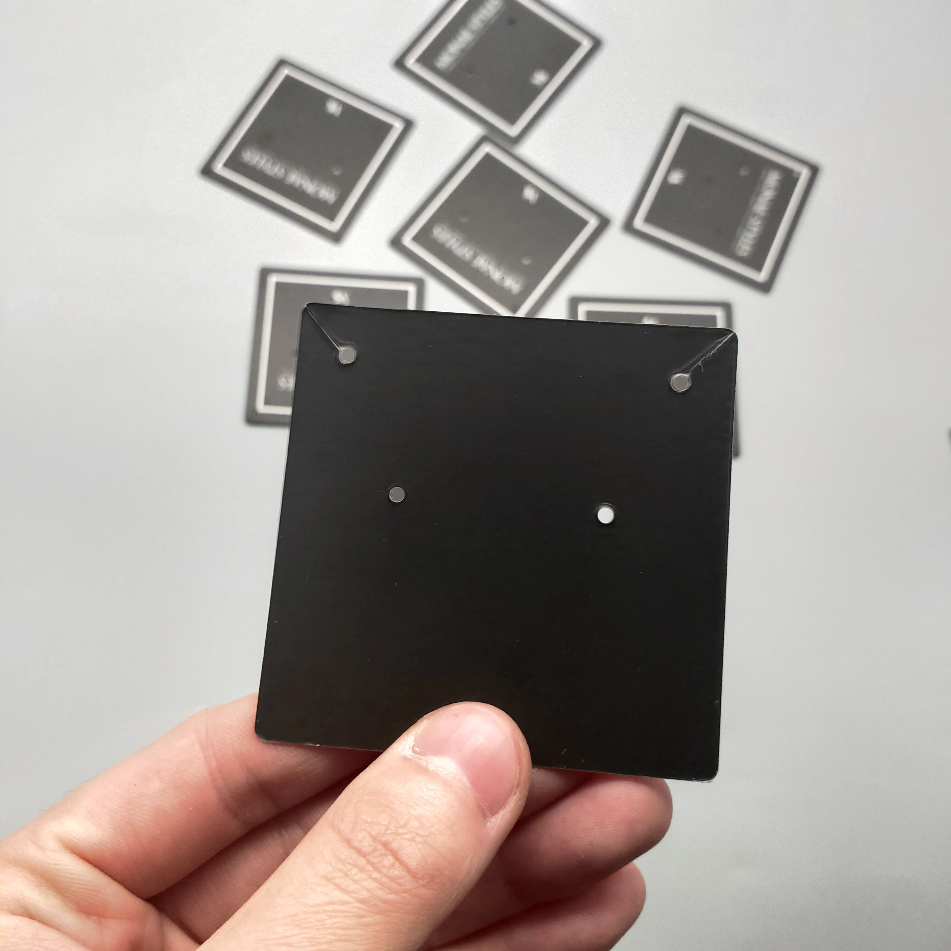 Индивидуальная торговая марка, печатный браслет, серьги, дисплей, бумажный держатель для карт, упаковка, ожерелье, ювелирные изделия, серьги, открытки с логотипом