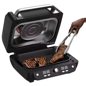 Home Appliance Big Capacity Smart Digital Indoor BBQ Air Grill Grilling Air Fryer Grill Household Cooking Dehydrate Bake