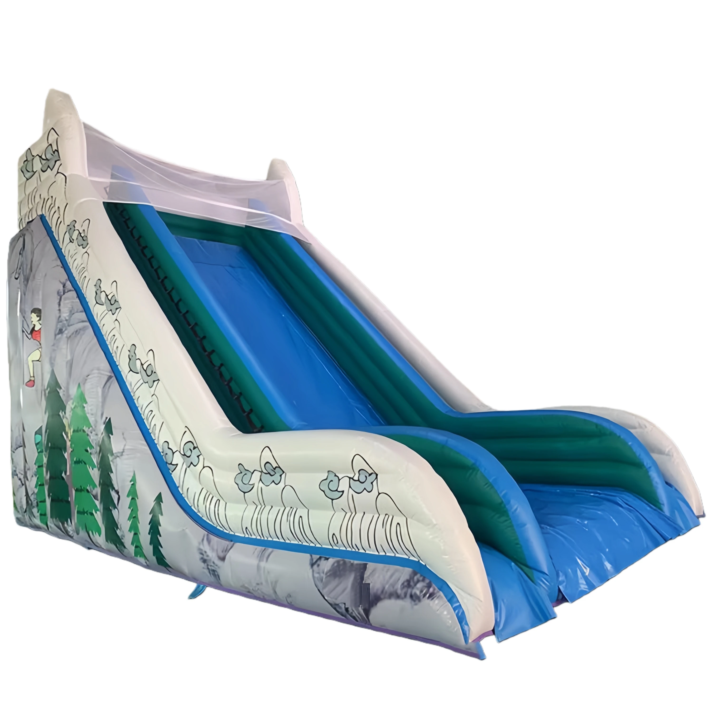 Commercial Grade Inflatable Slide with 6x4m Size and 3 Years Warranty for Outdoor Playground