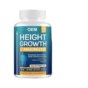 Best Capsule For Height Growth Maximizer With Calcium Height Growth Capsule For Bone Strength Get Taller Increases Bone Growth