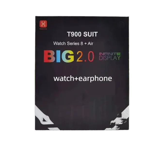 t900 suit smartwatch 2 in 1