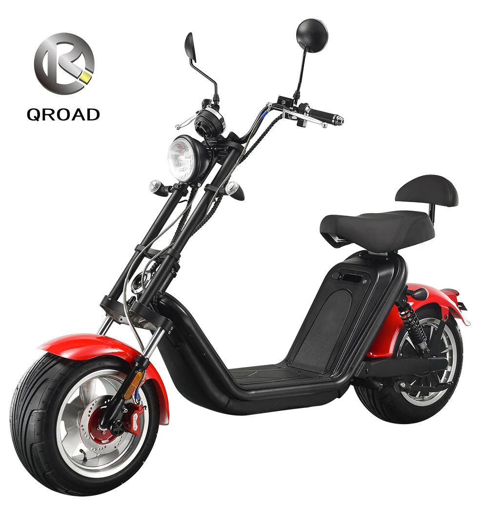 Электроскутер citycoco QROAD Chopper 3000w 28ah