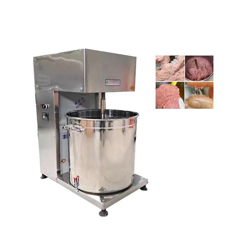 Electric Stainless Steel Mixer for Sausage Multifunctional Meat Fillings Stuffing Mixer Machine