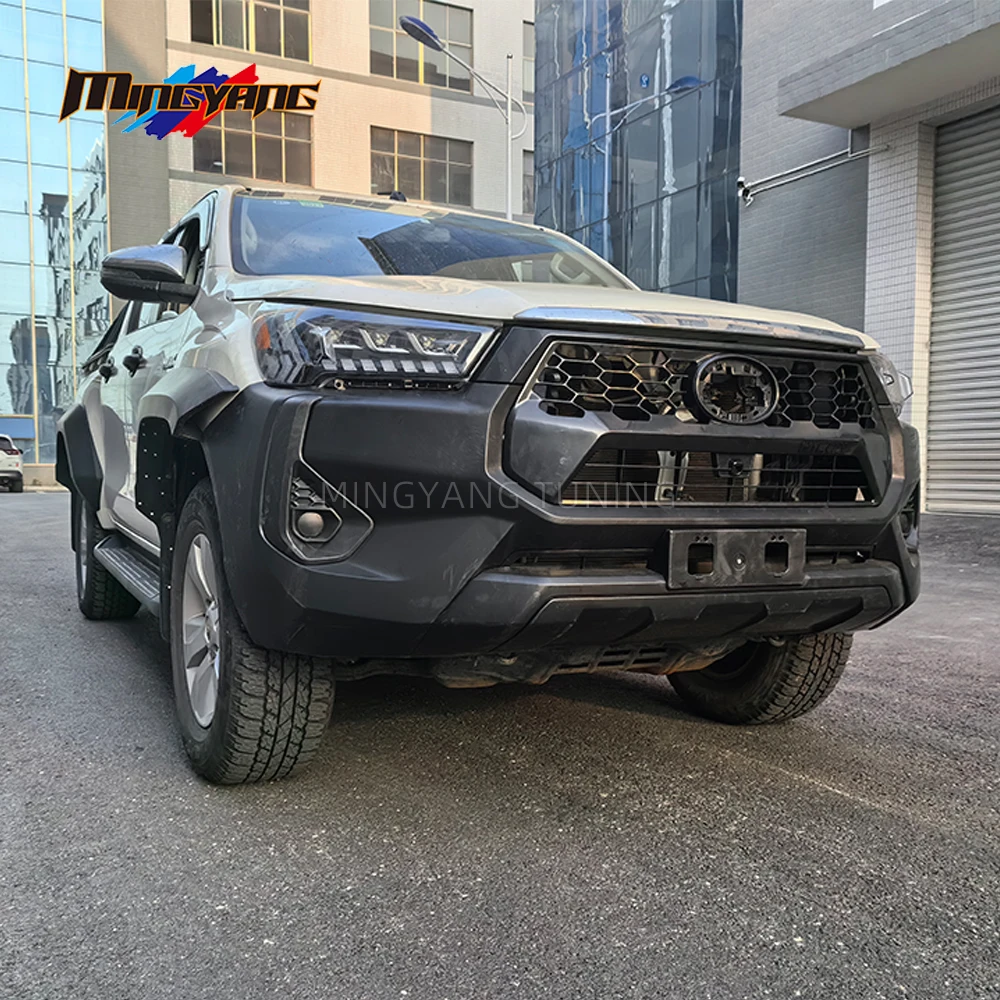 New Arrival 2025 Z Edition Front Bumper Grills Fender Flares 2021+ for Toyota Hilux Revo Rocco  Body Kit