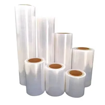 Factory Price Stretch Wrap Roll Transparent Pallet Wrap Stretch Film Plastic Shrink Wrap Roll