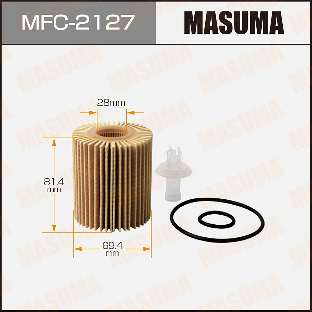 MASUMA MFC-2127 Cheap Factory Price Motor Oil Filter for Toyota Land Cruiser Haice Corolla Mark X rav4