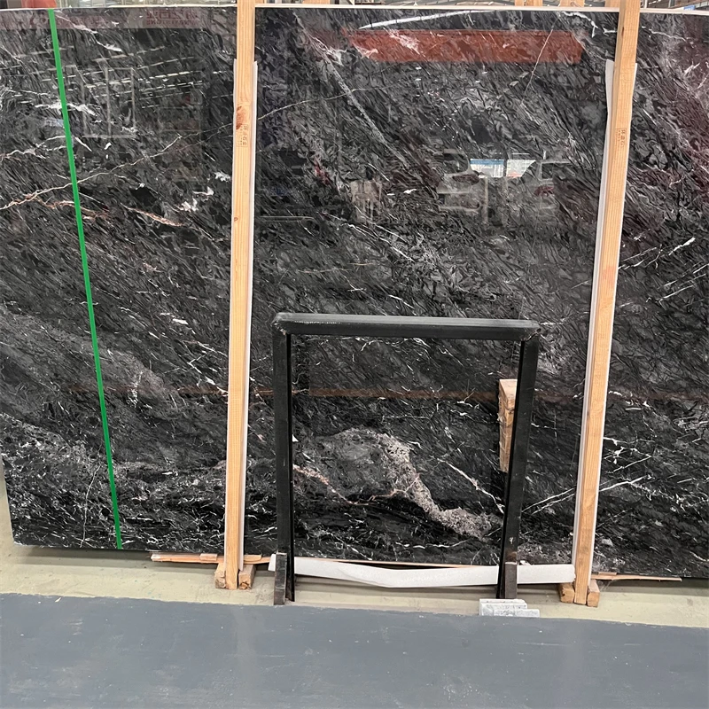 product factory direct dark grey marble slab for home floor and wall decor polished cosmos grey marble bathroom wall tiles design-3