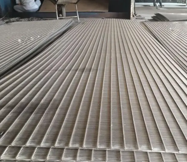 Wedge Wire Screen Factory Direct Sales Wedge Slotted Screen Wedge Wire Flat Mesh Screen