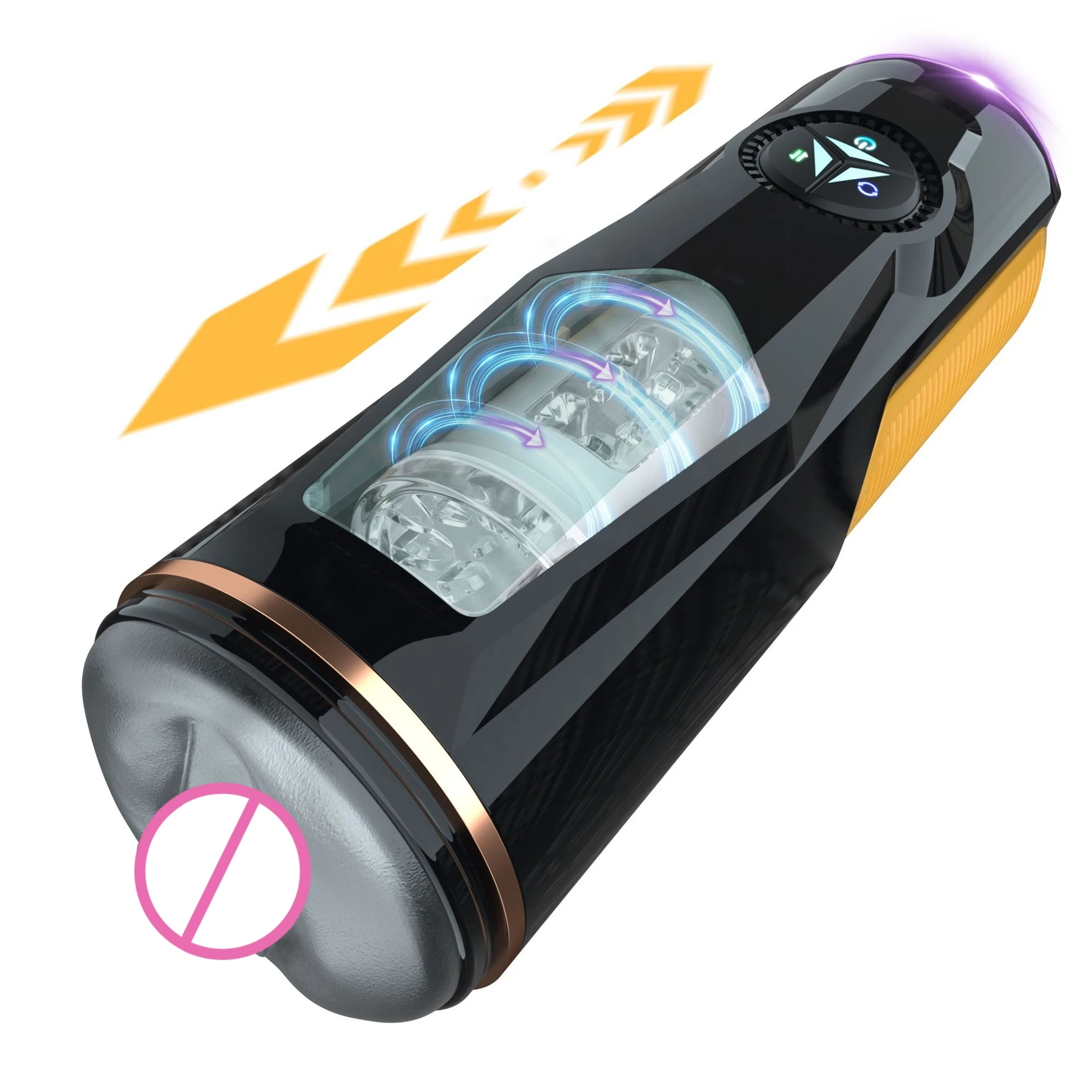 Powerful Factory OEM Automatic Telescopic Rotation Male Masturbator Cup  Automatic Sex Toy for Man Adult Toys Sex Machine