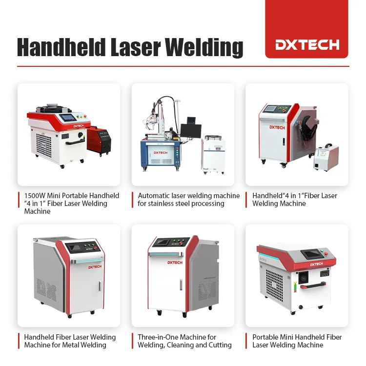 Multifunctional Automatic Three in One Handheld 2000w Fiber Laser Welding Cleaning and Cutting Machine