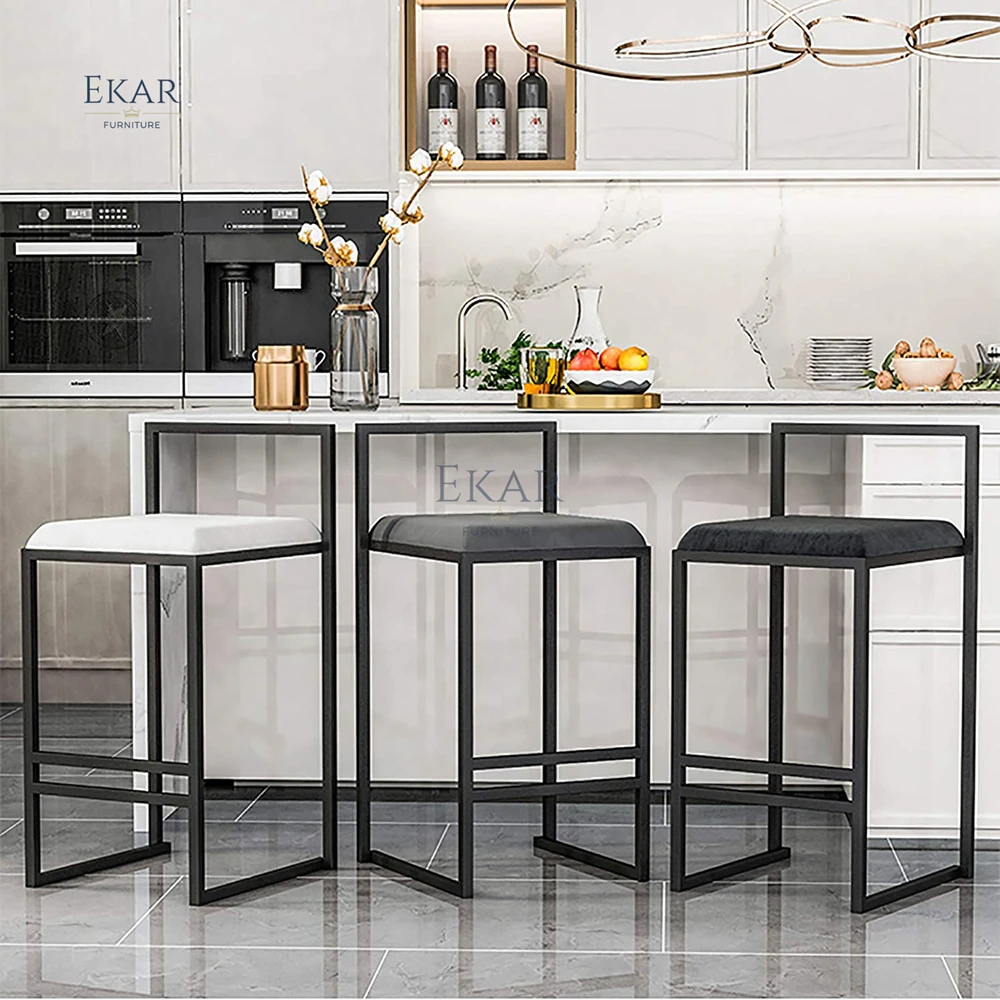 Factory Direct Sale Bar Stool Restaurant Furniture High Stool Barstool Metal Bar Chair details