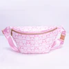 pink checkered fanny pack