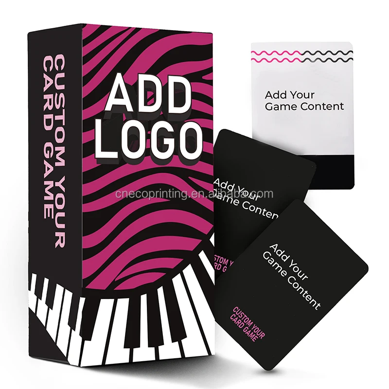 Manufacturer Custom Printing Fun Music Game Card Melody Pop Music Trivia Card Game