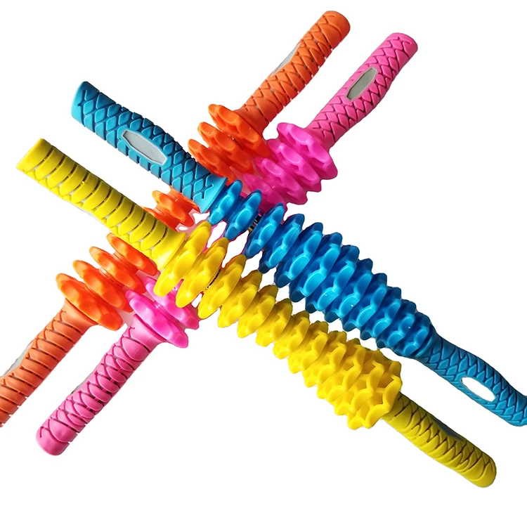 Amazon новый дизайн Йога портативный фитнес ABS ручной массаж мышц роликовая