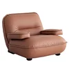 Cuir microfibre marron