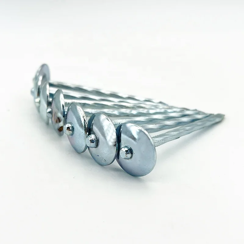 帽子 salang.nail Galvanized Twist Roof Steel Nail with Cap - Zebra Steel