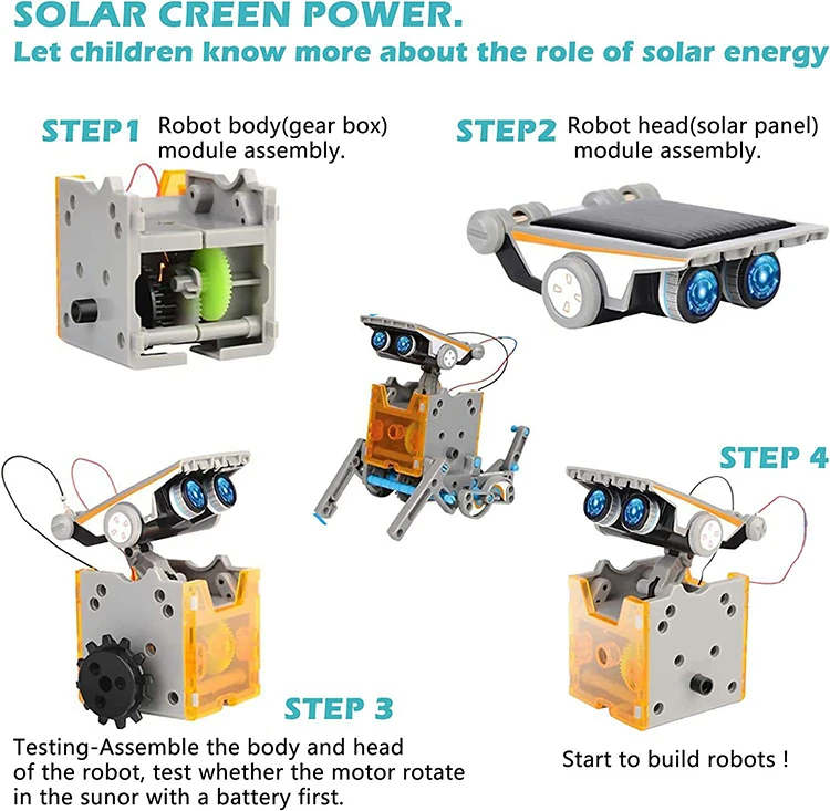 HS физические эксперименты обучающая научная солнечная энергия строительный комплект сборка игрушка для сборки 10 лет 14 в 1
