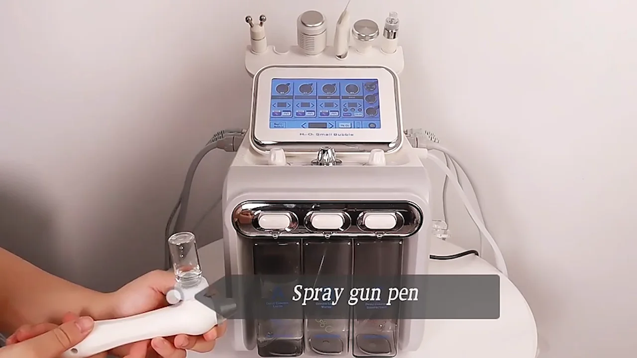 7 In 1 Led Red Light Therapy Hyrodermabrasion Salon Hydro Diamond Skin