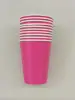 hot pink 9oz paper cup*10pcs