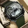 993 Black Case with Green Silicone Strap