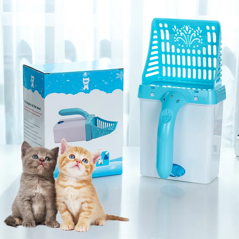 Neater Scooper - Scoop-to-Bag Cat Litter System - Easy Waste Disposal & Sifting