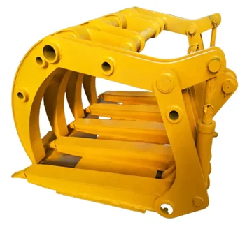 Factory direct sale cutter crane excavator energy hydraulic grabber log grapple wood clamp