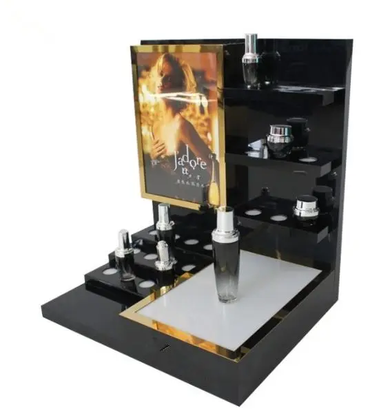 Bevis Customized Eyelash Eyeliner Extension Make up Display Stand Cosmetic Display Rack for Retail Store