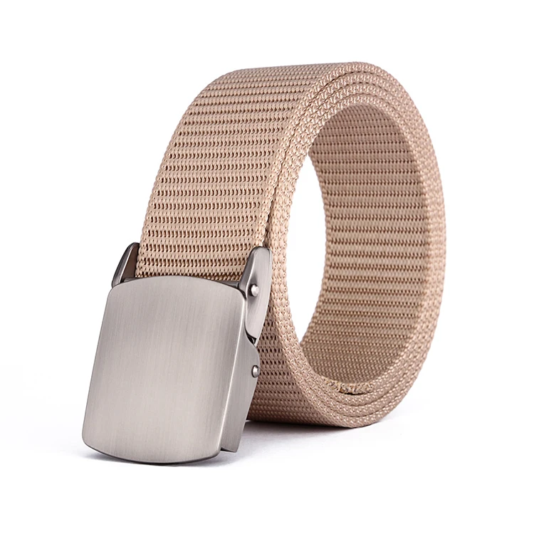 Stocking Men's Tactical Belt Nylon Fabric Belt Zinc Electroplating