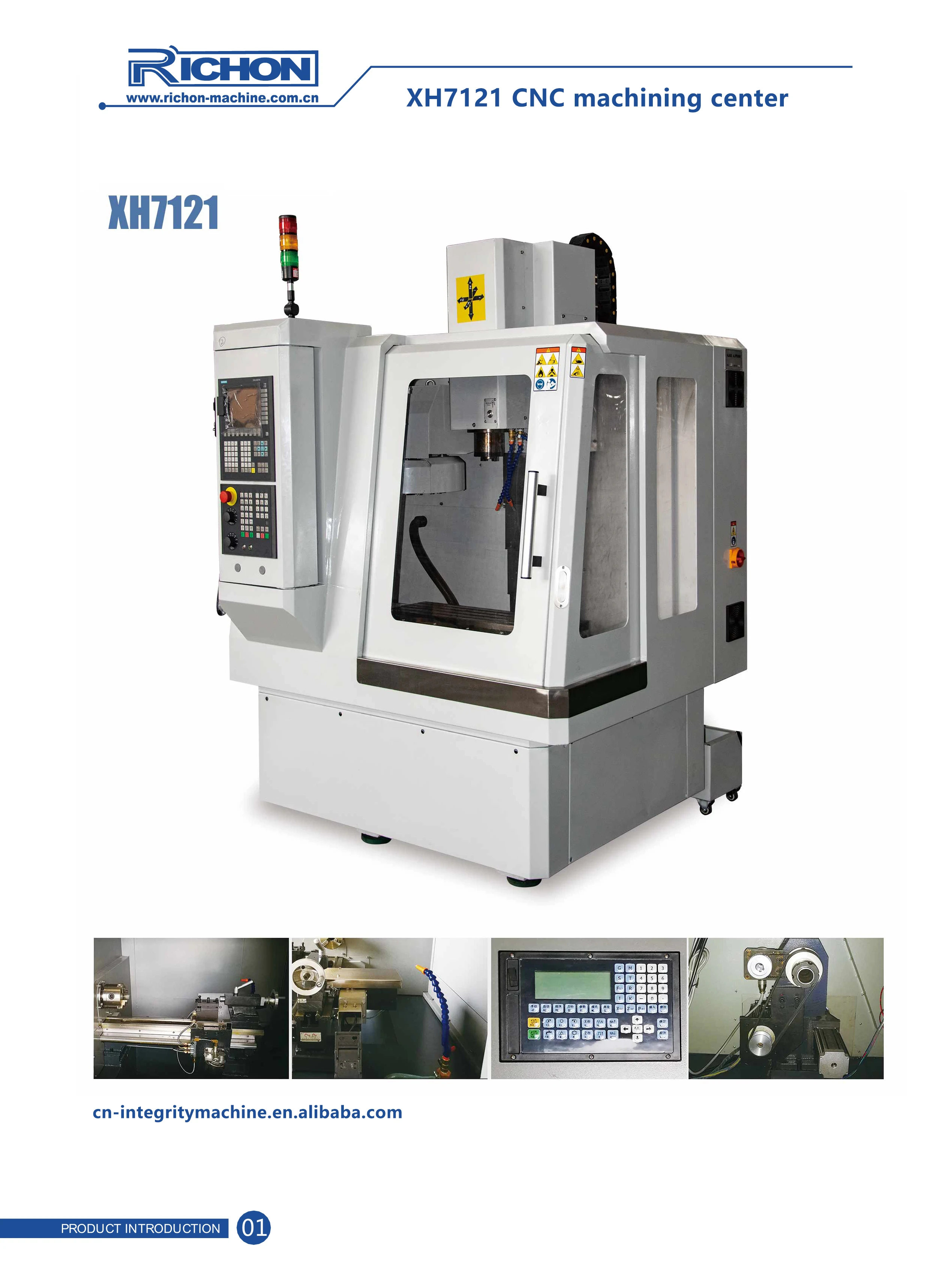 Xk7121 Cnc Milling Machine With Tool Changer CNC Vertical Machining Center Fresadora VMC