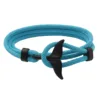Sky blue rope and black fish tail 16