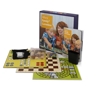 Custom Printing Boardgame Maker Set Juego De Mesa Kids Board Games for Family
