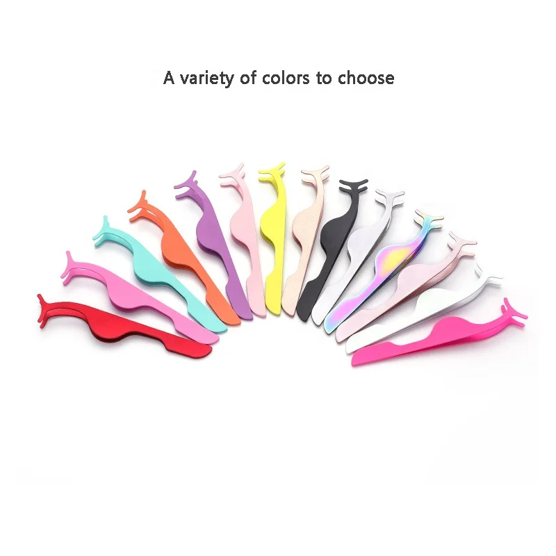 Wholesale Eyelash Extension Tweezers Set Eyelash Tweezers Custom Logo Eyelash Extension Tweezers Diamond Grip