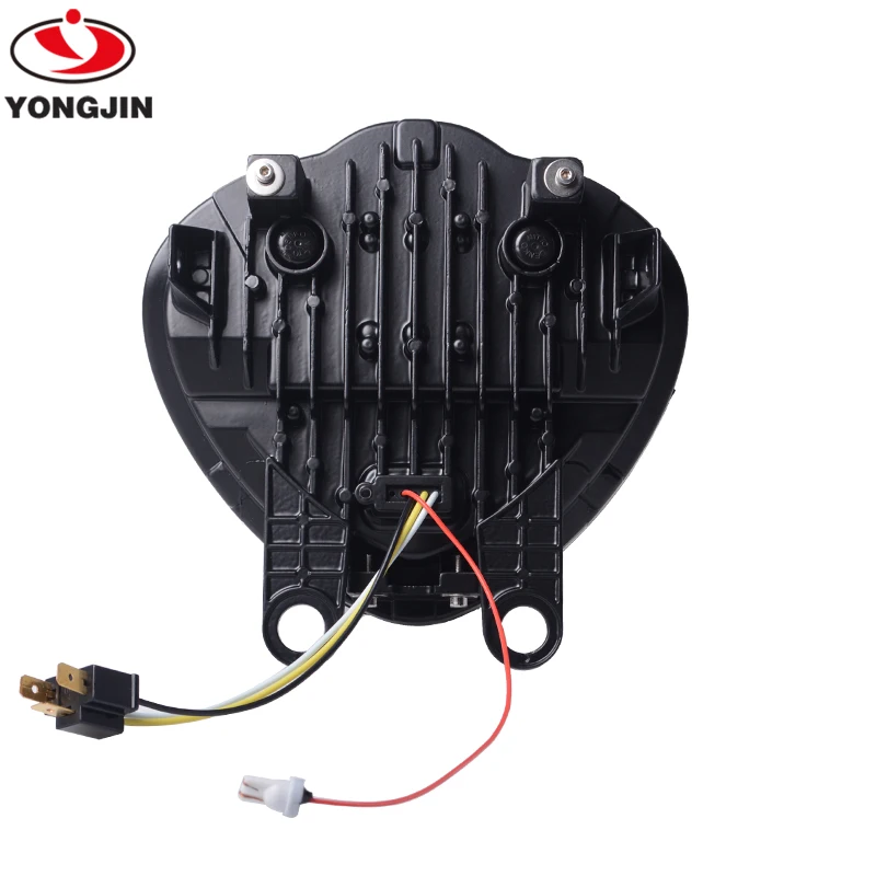 Черная мотоциклетная светодиодная фара для K-awako Vulcan S 650/ EN650 2015-2019