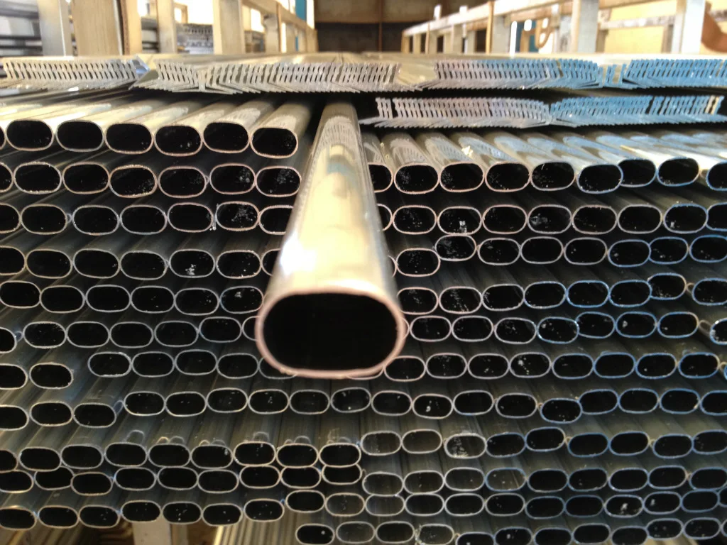 佳山　楕円 スライダー楕円形7075アルミニウム合金チューブ24x10mm楕円形