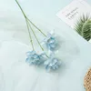 A light blue branch
