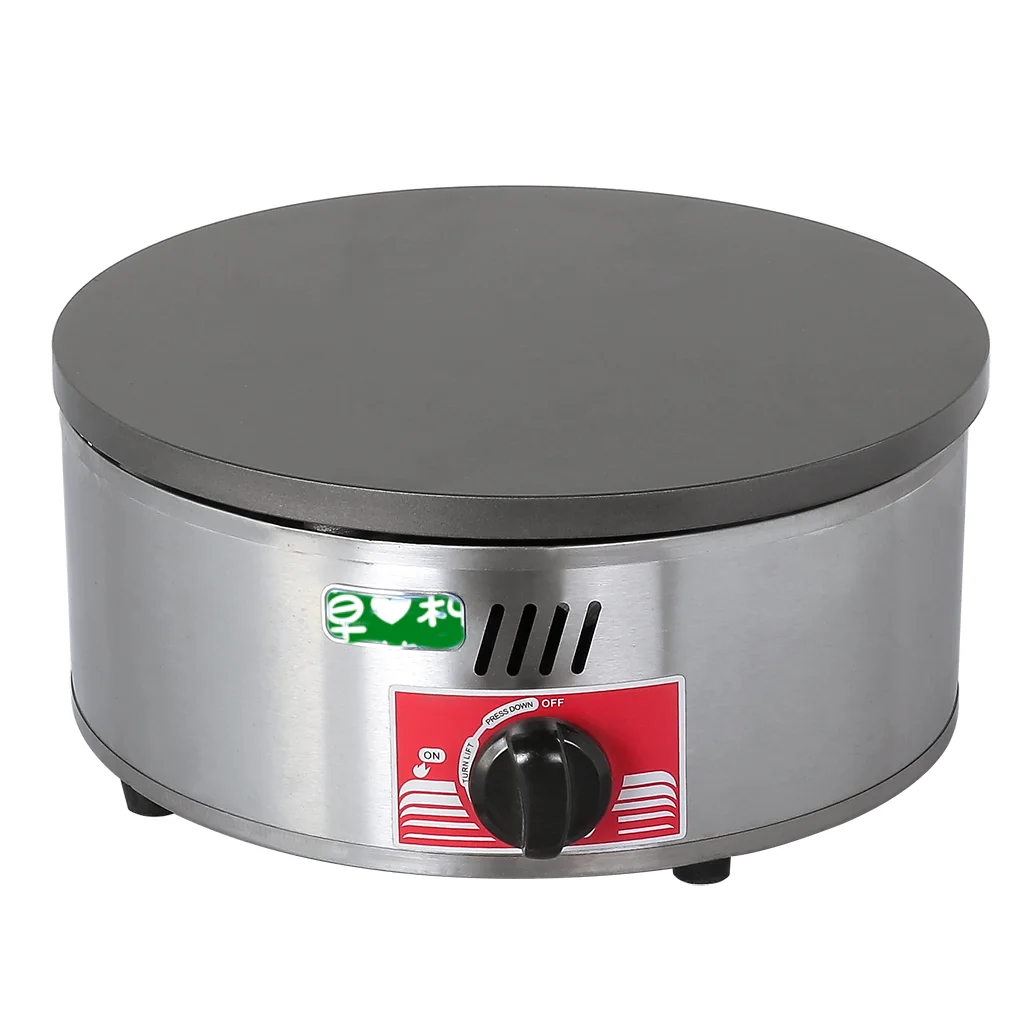 Crêpière Électrique 3000W Avec Plateau Extensible Et Thermostat - Crepe Maker Professionnel