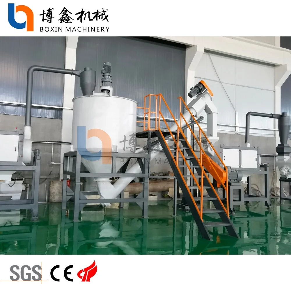 Automatic Trommel Machine PET Bottle Washing Recycling Line Pre-washing Tumble Machine 5000kg/h